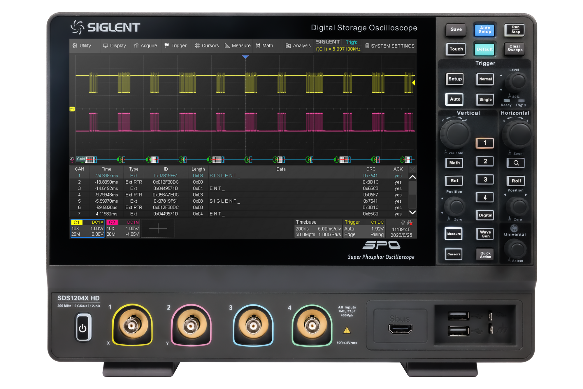 SDS1000X HD - Digital Storage Oscilloscope