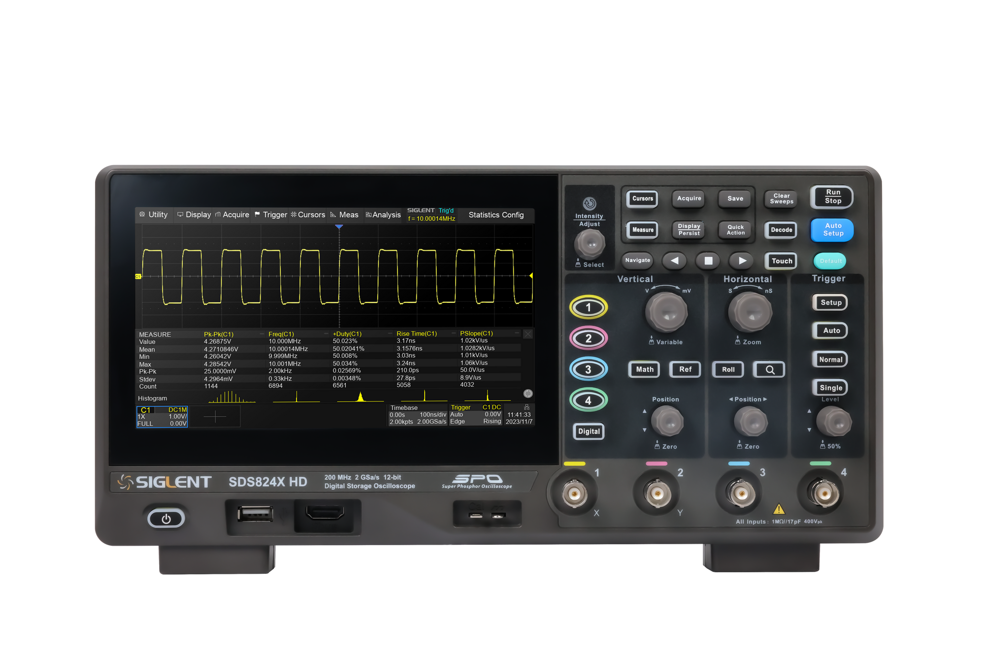 SDS800X HD - Digital Storage Oscilloscope