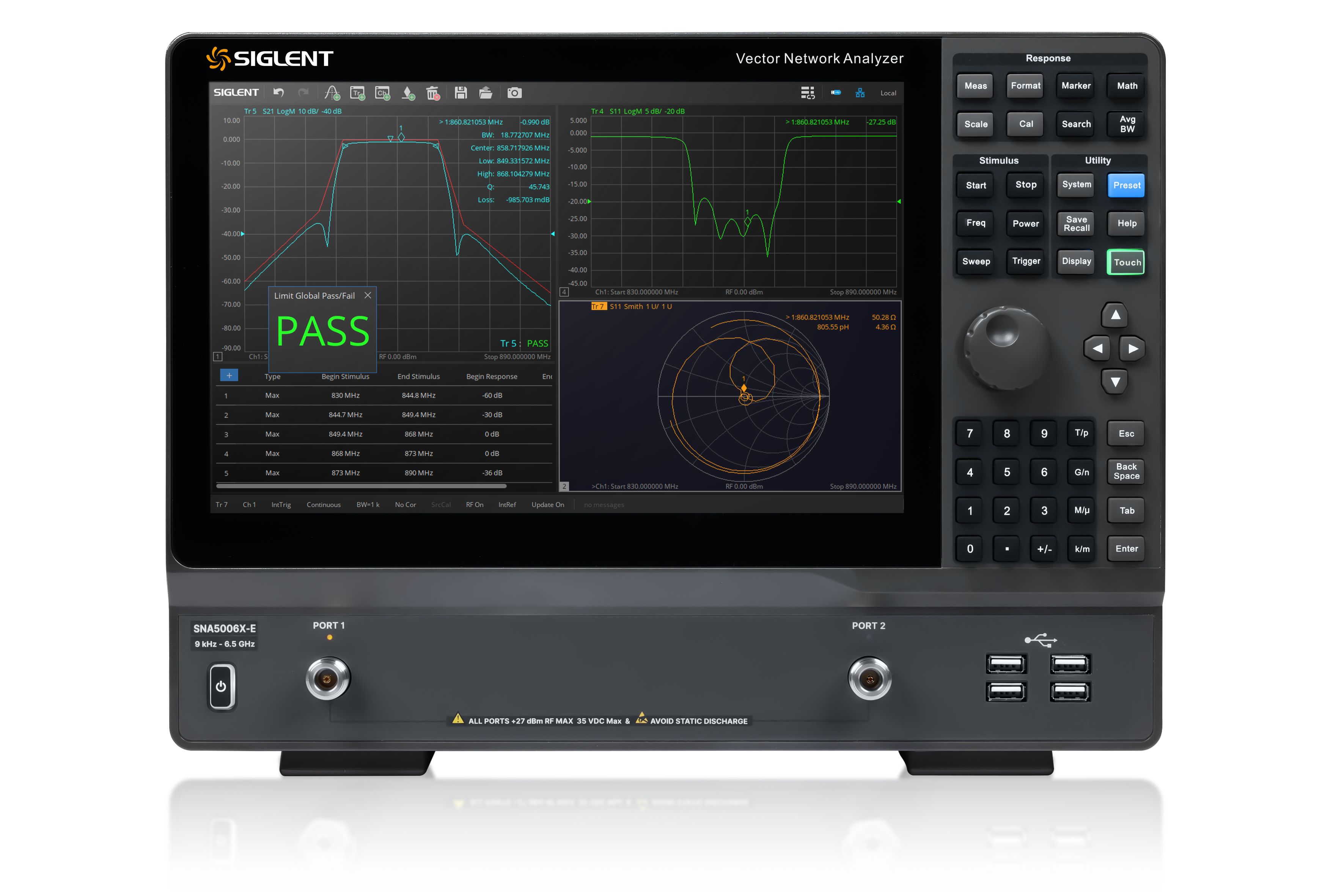 SNA5000X-E - Vector Network Analyzer – Siglent HK